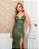 VESTIDO MEMPHIS PAETÊ FENDA - VERDE OLIVA - Imagem 2