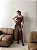 VESTIDO CHIFON BABADO BOHO - BROWN - Imagem 1