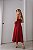 VESTIDO LUCIANA TRANSPASSADO COM DETALHE FIVELA - VINHO - Imagem 3
