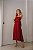 VESTIDO LUCIANA TRANSPASSADO COM DETALHE FIVELA - VINHO - Imagem 1