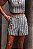 CONJUNTO JÉSSICA LISTRADO BLUSA E SHORT LINHO - PRETO - Imagem 2