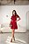 VESTIDO FLORA EVASÊ COM BOLSO E ZÍPER - VINHO - Imagem 1