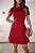VESTIDO FLORA EVASÊ COM BOLSO E ZÍPER - VINHO - Imagem 4