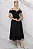 VESTIDO MIDI OMBRO A OMBRO COM ALÇA SANDRA - PRETO - Imagem 4