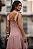VESTIDO KÁTIA LONGUETE COM ALÇA E LAÇOS  - ROSA - Imagem 3