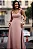 VESTIDO KÁTIA LONGUETE COM ALÇA E LAÇOS  - ROSA - Imagem 6