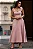 VESTIDO KÁTIA LONGUETE COM ALÇA E LAÇOS  - ROSA - Imagem 7