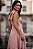 VESTIDO KÁTIA LONGUETE COM ALÇA E LAÇOS  - ROSA - Imagem 5