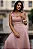 VESTIDO KÁTIA LONGUETE COM ALÇA E LAÇOS  - ROSA - Imagem 4