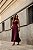 VESTIDO KÁTIA LONGUETE COM ALÇA E LAÇOS  - VINHO - Imagem 2