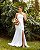 VESTIDO LONGO ACETINADO MARY NOIVINHAS - OFF WHITE - Imagem 2