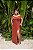 VESTIDO DE FESTA HOLLYWOOD LUREX METALIZADO PLUS - TERRACOTA - Imagem 1