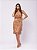 VESTIDO COURO FRANJA BOHO - BEGE - Imagem 3