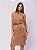 VESTIDO COURO FRANJA BOHO - BEGE - Imagem 2