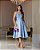 VESTIDO MIDI SINGAPURA ZIBELINE FAIXA AMARRAÇÃO - AZUL SERENITY - Imagem 2