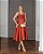 VESTIDO MIDI SINGAPURA ZIBELINE FAIXA AMARRAÇÃO - TERRACOTA ESCURO - Imagem 2