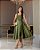 VESTIDO MIDI SINGAPURA ZIBELINE FAIXA AMARRAÇÃO - VERDE OLIVA - Imagem 2