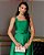 VESTIDO MIDI SINGAPURA ZIBELINE FAIXA AMARRAÇÃO - VERDE ESMERALDA - Imagem 2