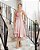 VESTIDO MIDI SINGAPURA ZIBELINE FAIXA AMARRAÇÃO - ROSÉ - Imagem 1