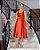 VESTIDO MIDI SINGAPURA ZIBELINE FAIXA AMARRAÇÃO - TERRACOTA CLARO - Imagem 2