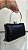 BOLSA VENEZA CRISTAIS E PÉROLAS FRANJA - PRETO/PRATA - Imagem 5