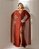 VESTIDO TAYLOR PLUS SIZE MANGA AMPLA LUREX - TERRACOTA - Imagem 1