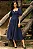 VESTIDO DANIELA MANGA 3/4 COM ZÍPER - AZUL - Imagem 1