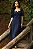 VESTIDO DANIELA MANGA 3/4 COM ZÍPER - AZUL - Imagem 4