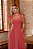 VESTIDO KÁTIA LONGUETE COM ALÇA E LAÇOS  - GOIABA - Imagem 7