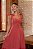 VESTIDO KÁTIA LONGUETE COM ALÇA E LAÇOS  - GOIABA - Imagem 8