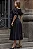 VESTIDO DANIELA MANGA 3/4 COM ZÍPER NOIVINHA - PRETO - Imagem 4