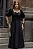 VESTIDO DANIELA MANGA 3/4 COM ZÍPER NOIVINHA - PRETO - Imagem 3