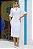 VESTIDO DIANA MIDI MANGA 3/4 E ZÍPER COSTA - BRANCO - Imagem 3