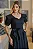 VESTIDO MIDI KAREN COM GOLA E FAIXA - PRETO - Imagem 2