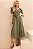 VESTIDO MIDI KAREN COM GOLA E FAIXA - VERDE - Imagem 5