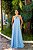 VESTIDO VALENTINA CREPE MUSSELINE - AZUL SERENITY - Imagem 1