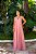 VESTIDO VALENTINA CREPE MUSSELINE - ROSA CANELA - Imagem 1