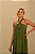 VESTIDO VALENTINA CREPE MUSSELINE - VERDE OLIVA - Imagem 4