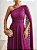 VESTIDO DE FESTA HELENA LONGO RENDA - FÚCSIA - Imagem 5