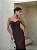 VESTIDO DE FESTA AYLA CREPE - MARROM - Imagem 5