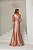 VESTIDO DE FESTA KEILA CREPE ACETINADO - ROSÉ - Imagem 2