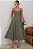 VESTIDO CAROL DECOTE V COM ALÇAS - VERDE MUSGO - Imagem 1