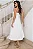 VESTIDO MIDI AMANDA DETALHE VAZADO COM BOLSOS - OFF WHITE - Imagem 5
