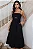 VESTIDO MIDI AMANDA DETALHE VAZADO COM BOLSOS - PRETO - Imagem 5