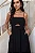 VESTIDO MIDI AMANDA DETALHE VAZADO COM BOLSOS - PRETO - Imagem 4