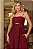 VESTIDO MIDI AMANDA DETALHE VAZADO COM BOLSOS - VINHO - Imagem 2