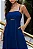 VESTIDO MIDI AMANDA DETALHE VAZADO COM BOLSOS - AZUL - Imagem 6