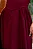 VESTIDO KARINE MIDI COM PREGAS NA SAIA - VINHO - Imagem 6