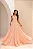 VESTIDO BEAUTIFUL LONGO LAÇO FRANZIDO - ROSA CLARO - Imagem 1