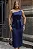 VESTIDO MIDI DÉBORA UM OMBRO FIVELA - AZUL MARINHO - Imagem 5